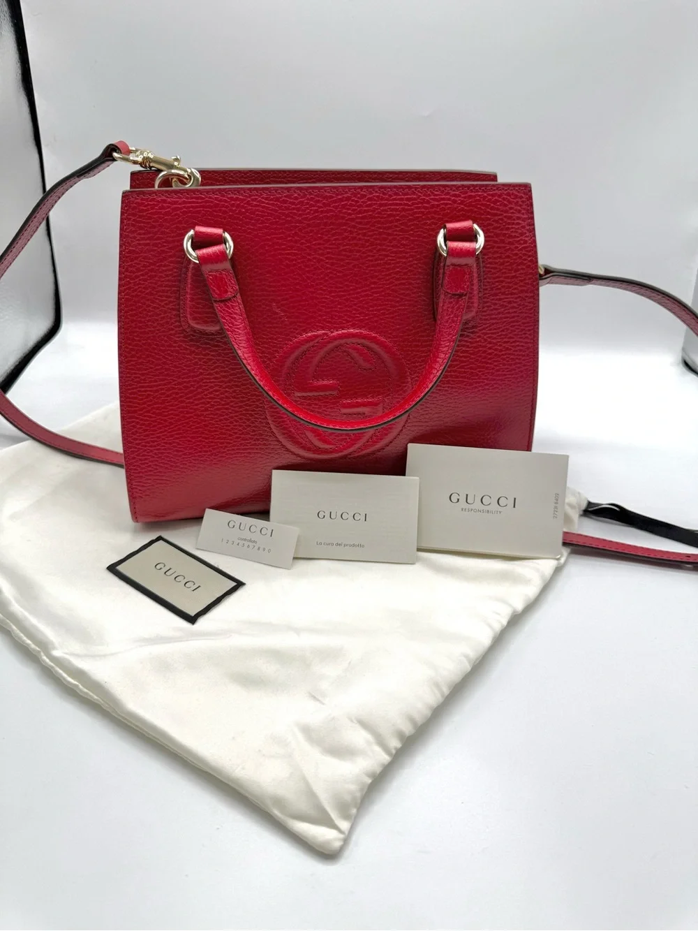 Gucci dollar calfskin